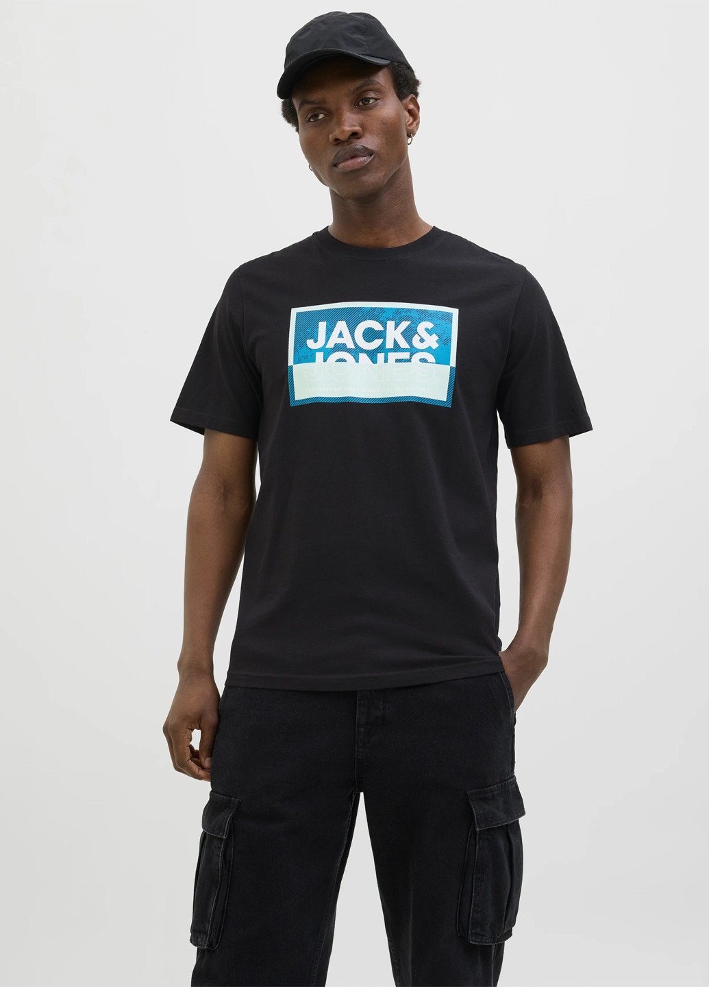 Черная футболка Jack & Jones