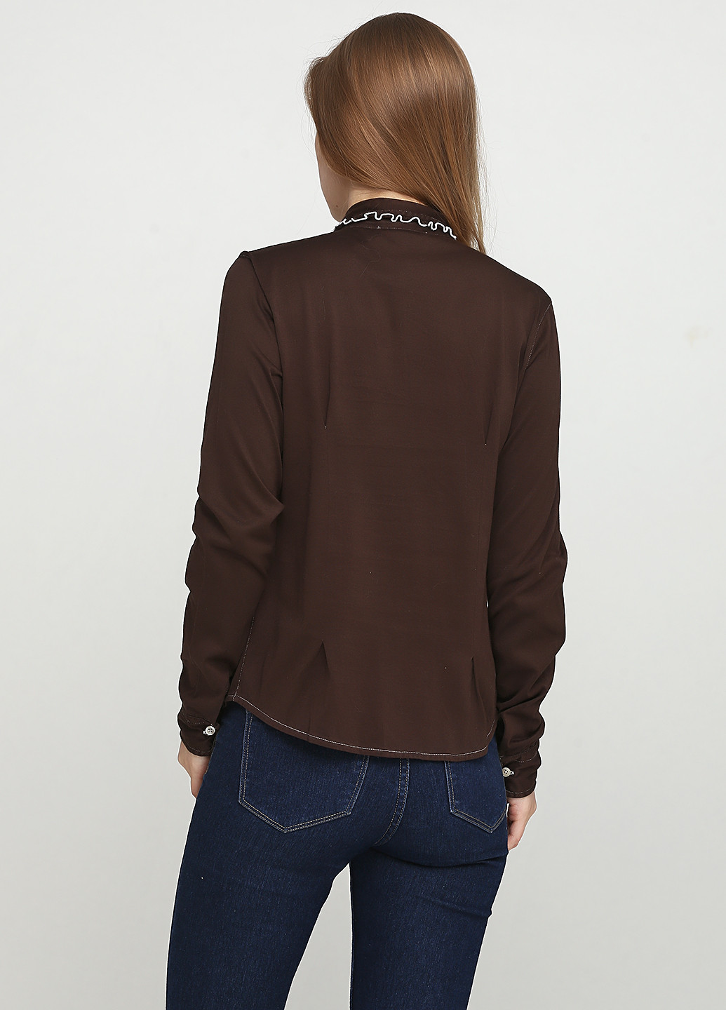 Тёмно-коричневая блуза Ralph Lauren