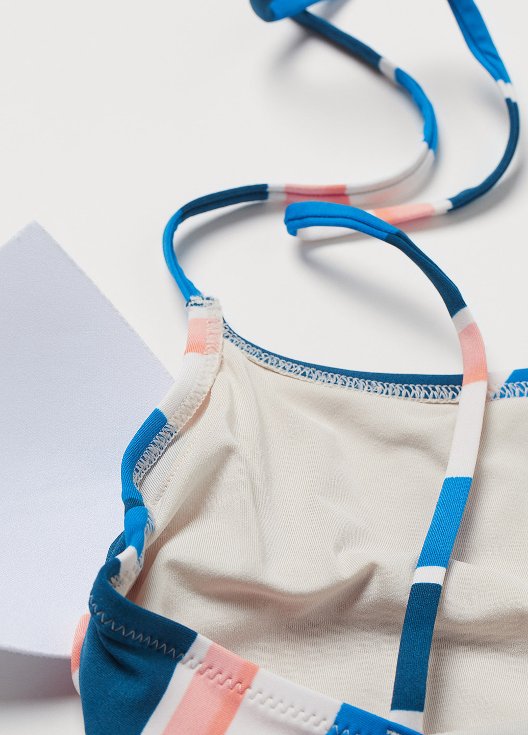 Синій літній купальник суцільний, майо H&M