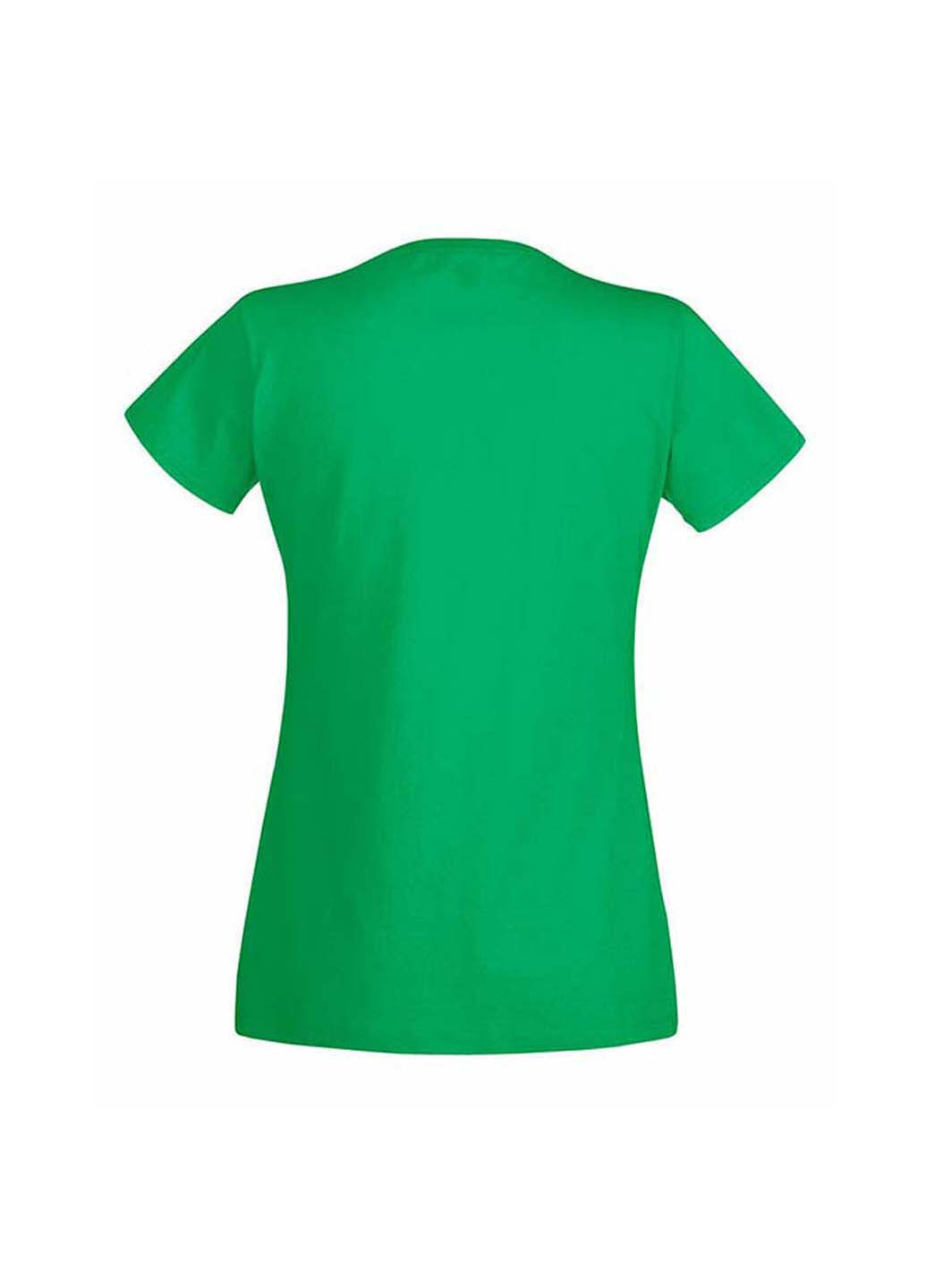 Зелена демісезон футболка Fruit of the Loom 061372047XXL