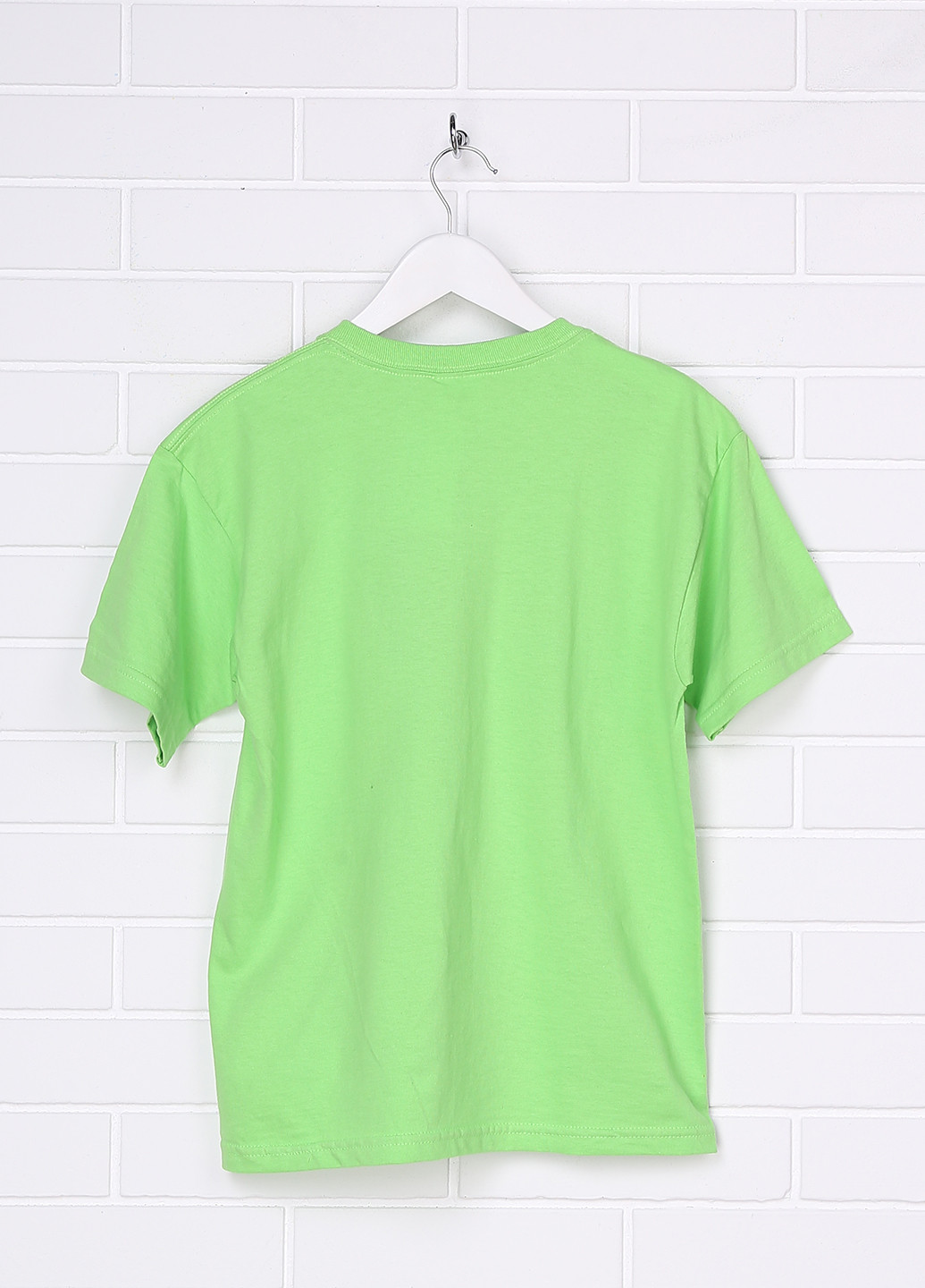 Салатовая летняя футболка с коротким рукавом Gildan