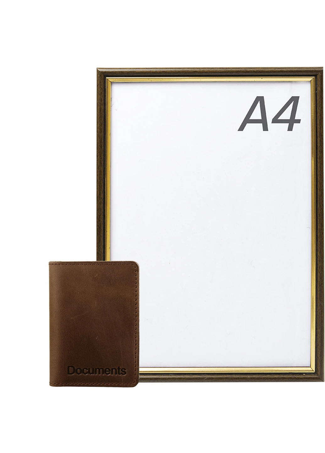 Мужская обложка для документов 7х10х1,5 см DNK Leather (250097440)