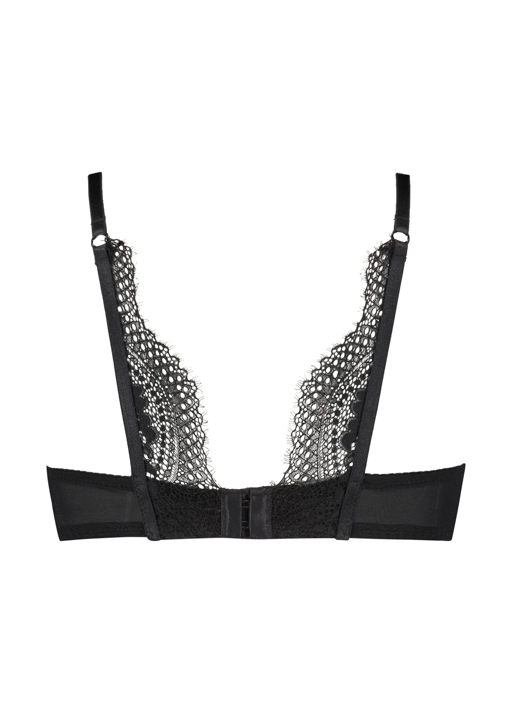 Чорний балконет бюстгальтер Hunkemoller з кісточками поліамід
