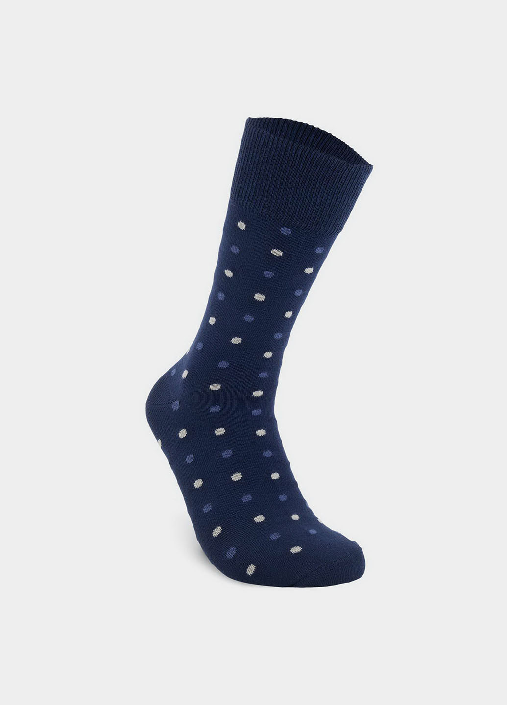 Тёмно-синие носки Ecco горошки (327366985)