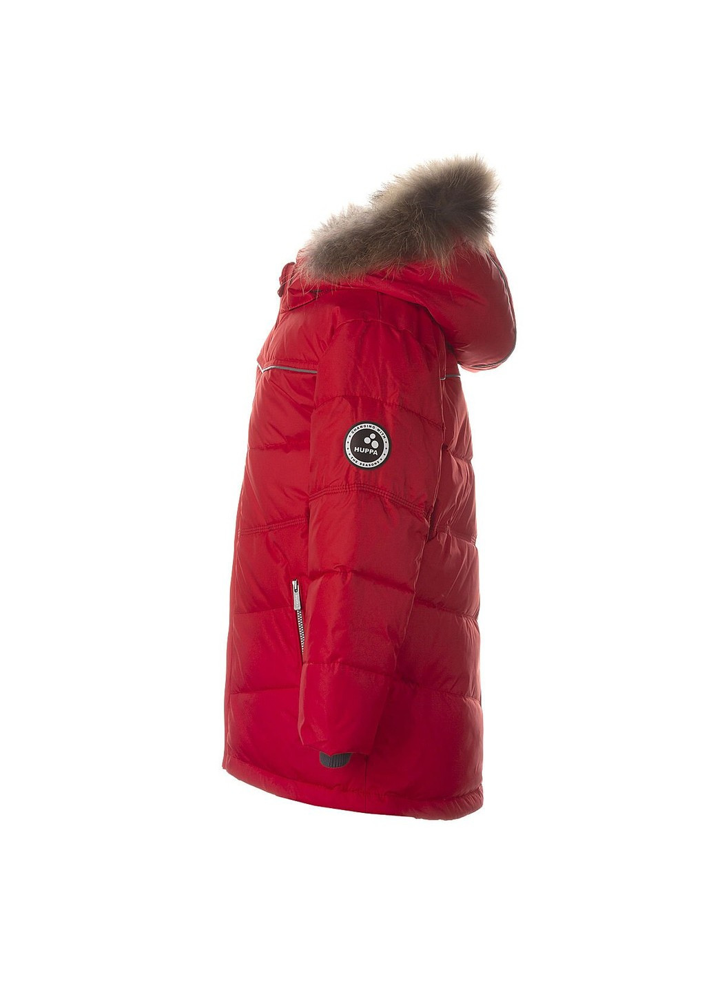 Червона зимня куртка пуховик moody 1 Huppa