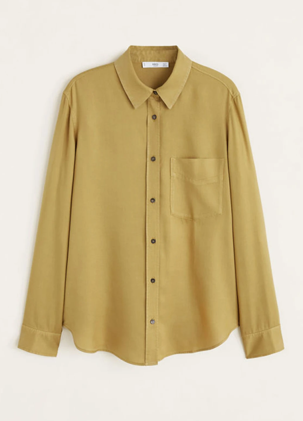 Салатовая блуза Mango
