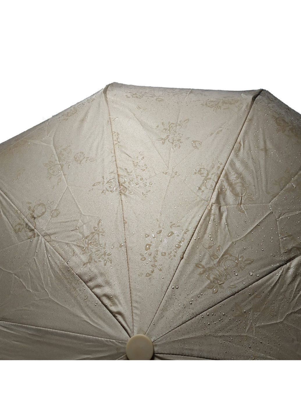 Бежевый зонт полуавтомат женский 99 см Bellissimo (195705548)