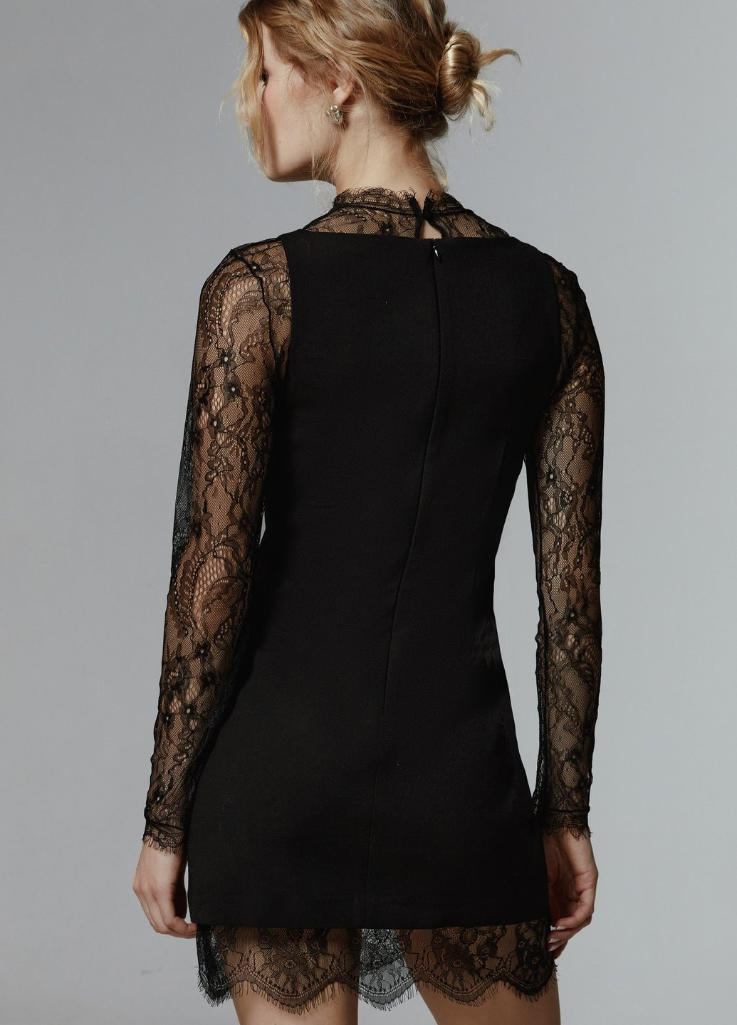 Чорна вечірня сукня (2 шт.) силуетна Gepur однотонна