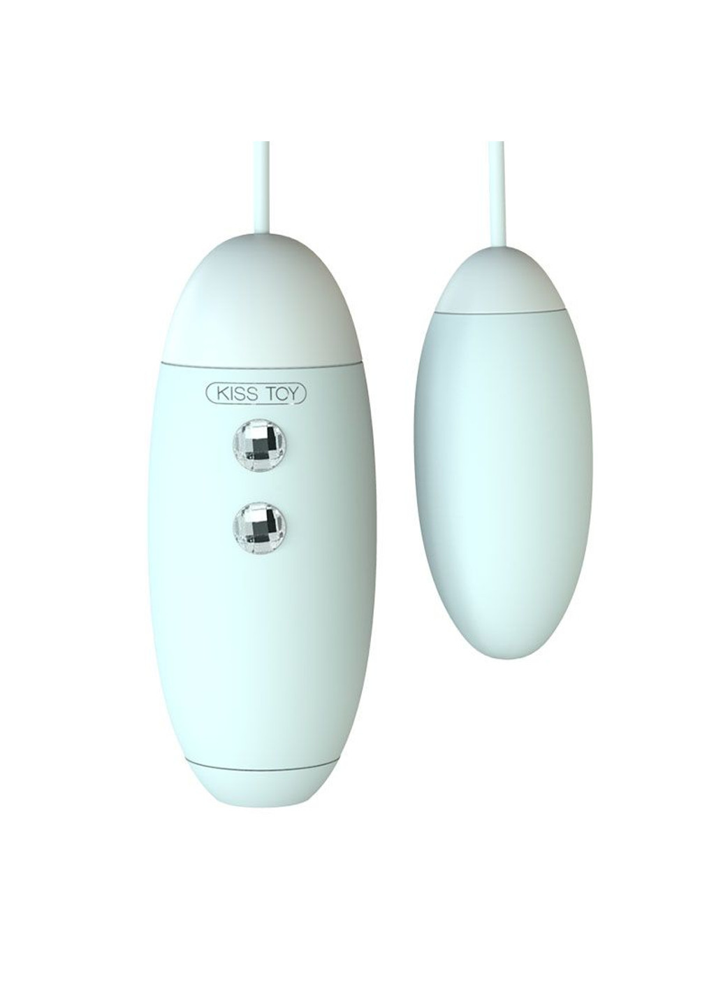 Вакуумний стимулятор з віброяйцем 2-в-1 KisToy Miss VV Cyan KissToy (252297556)