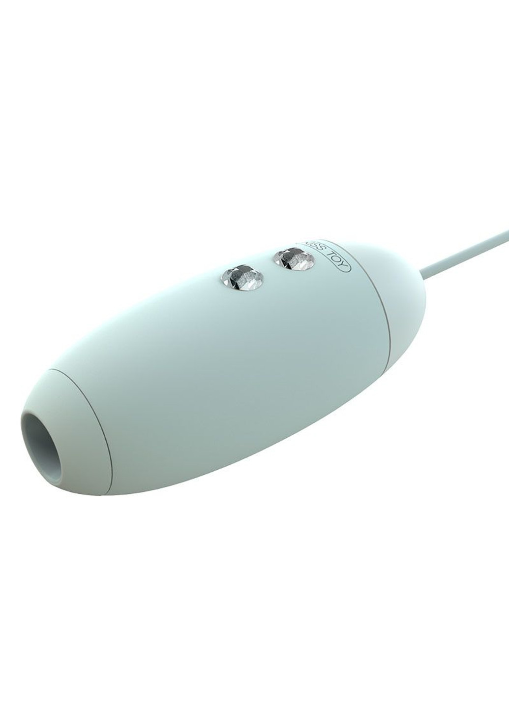 Вакуумний стимулятор з віброяйцем 2-в-1 KisToy Miss VV Cyan KissToy (252297556)