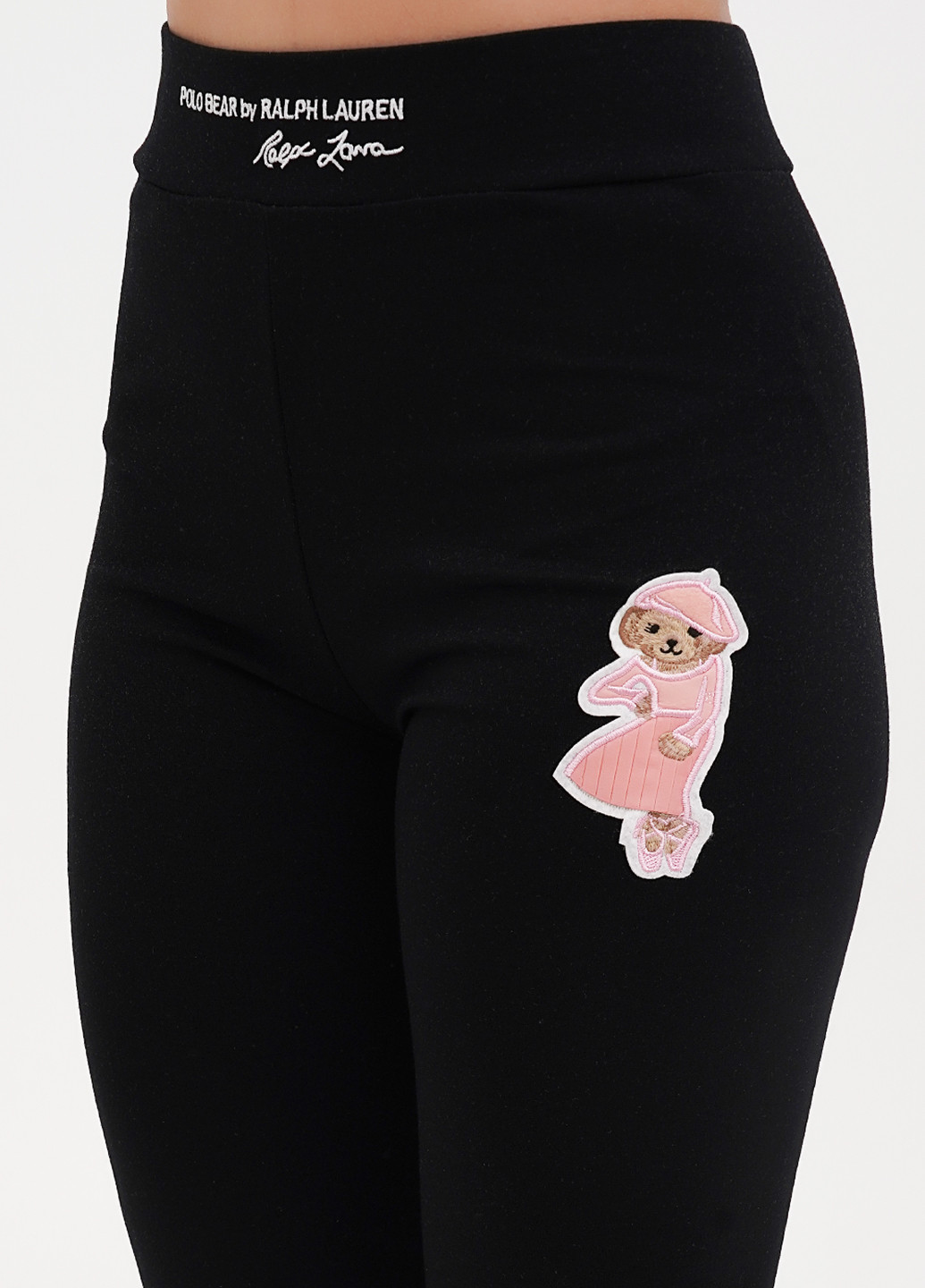 Черные демисезонные леггинсы Ralph Lauren