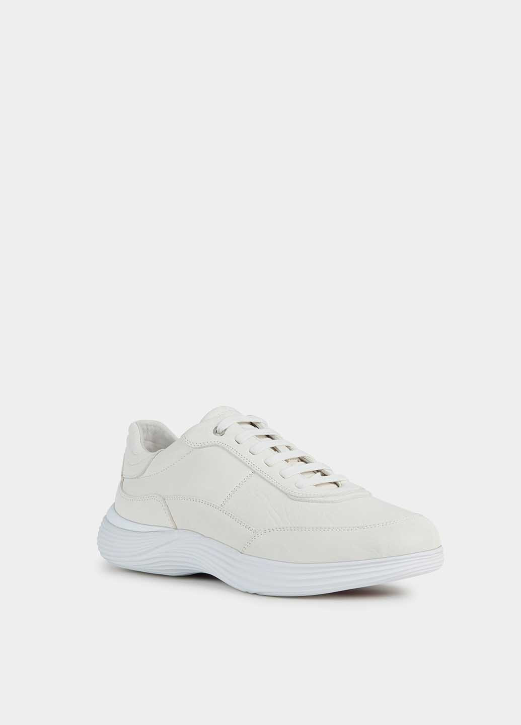 Белые летние кроссовки Geox Fluctis