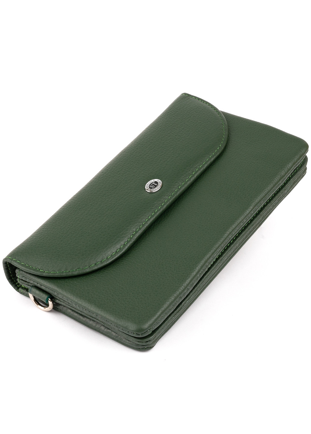 Женский кожаный кошелек-клатч 19х9,5х2,5 см st leather (252127024)