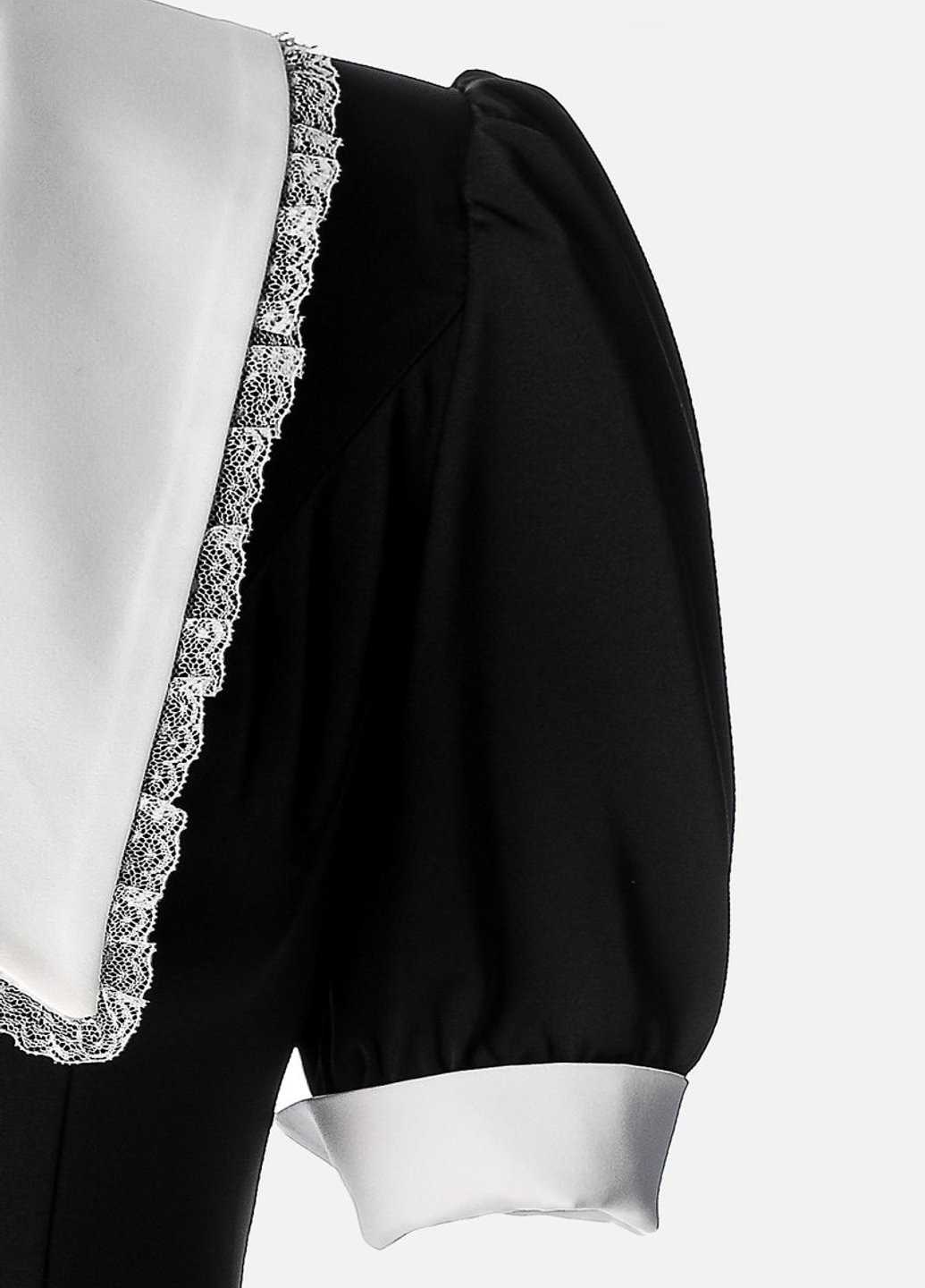 Чорна кежуал сукня кльош Gepur колор блок