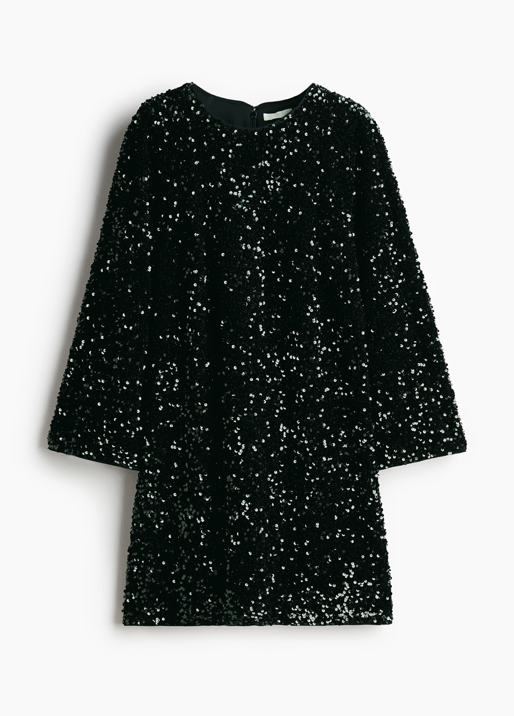 Темно-зелена святковий, коктейльна, вечірня сукня а-силует H&M однотонна