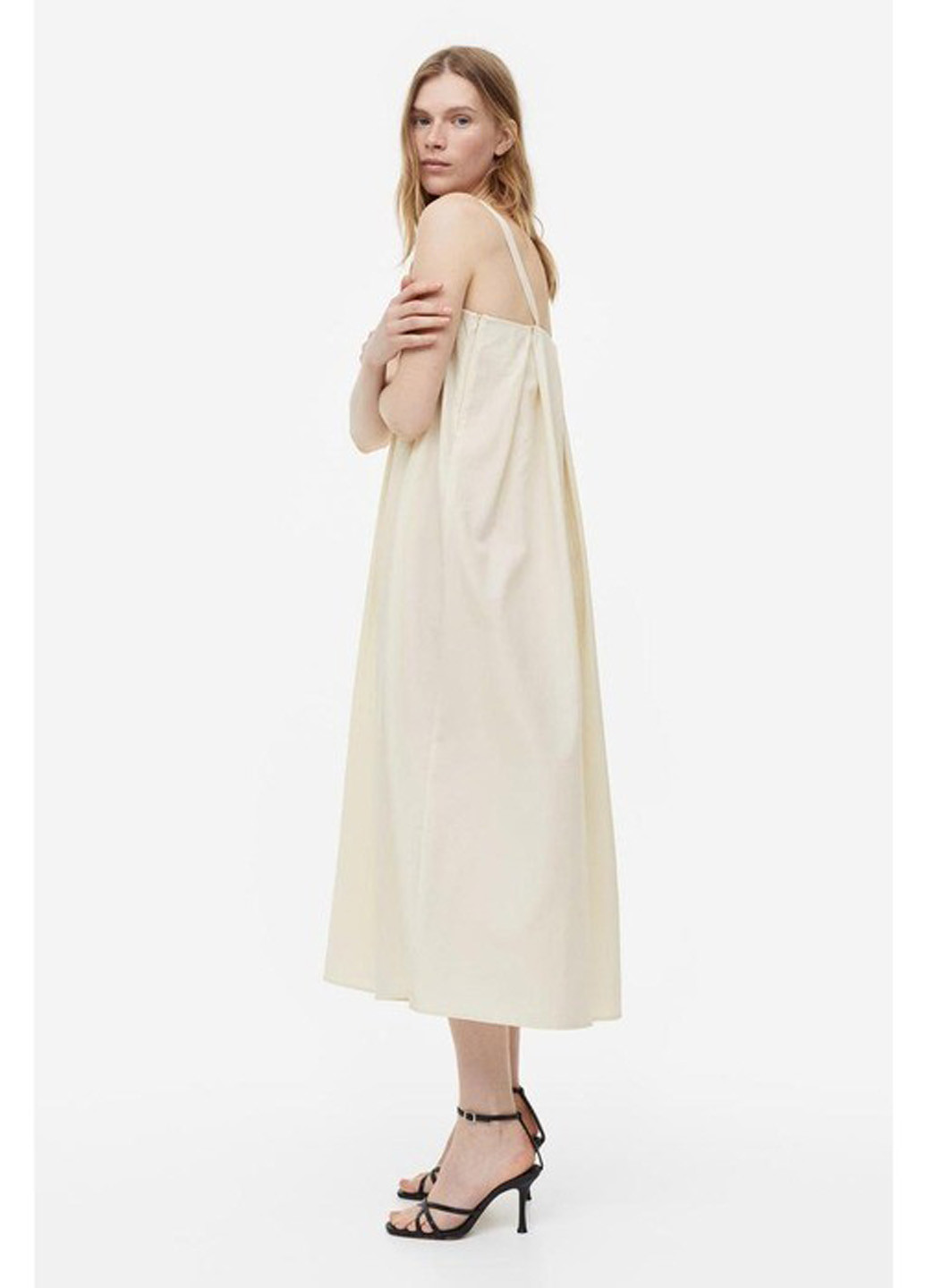 Світло-бежева кежуал сукня H&M однотонна