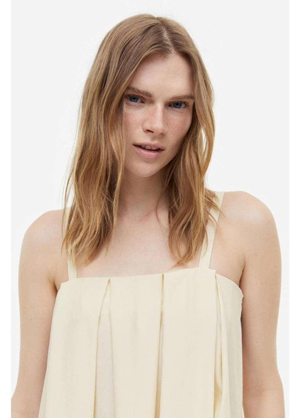 Світло-бежева кежуал сукня H&M однотонна