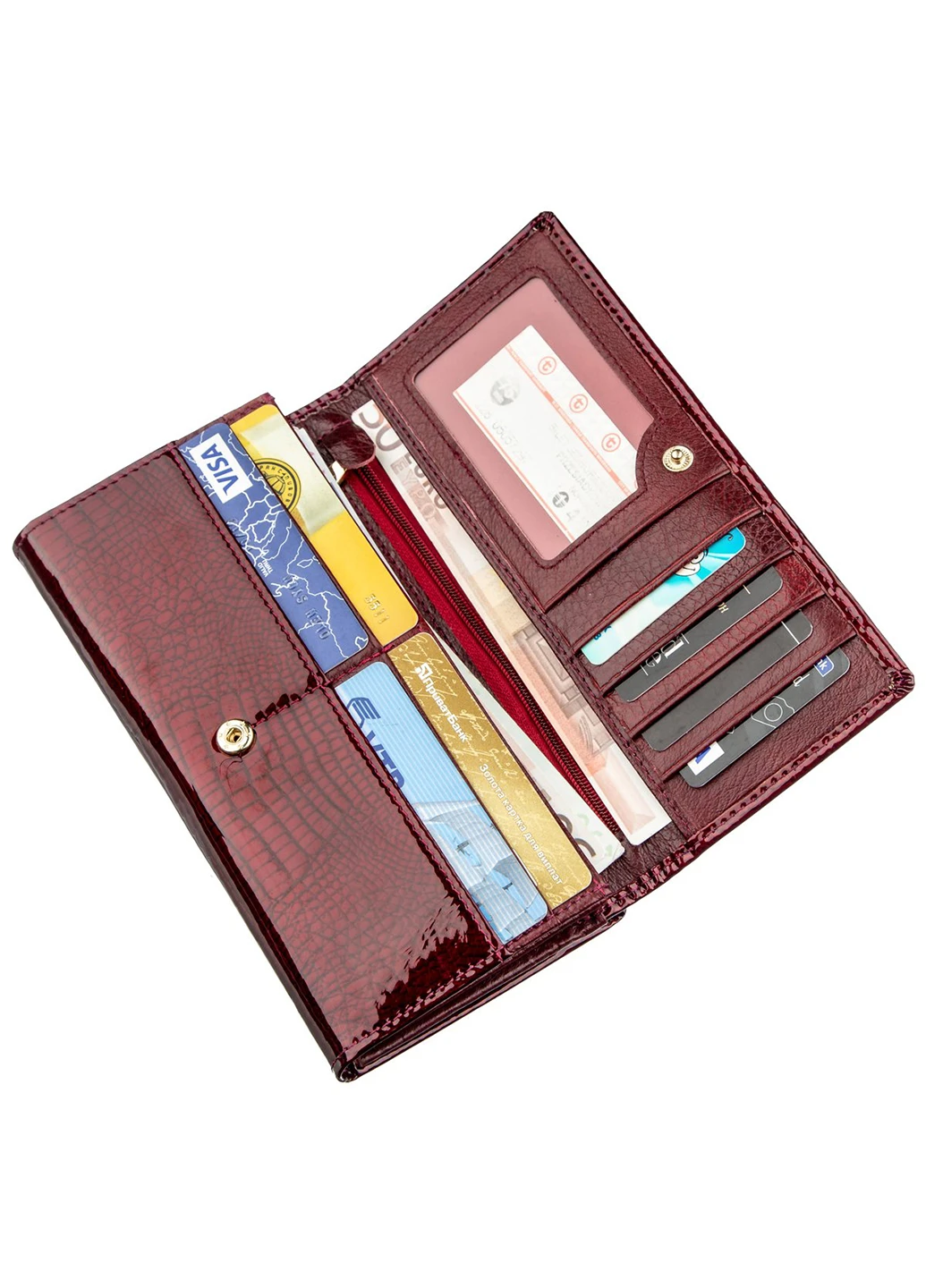 Жіночий шкіряний гаманець 18х9,5 см st leather (252132561)