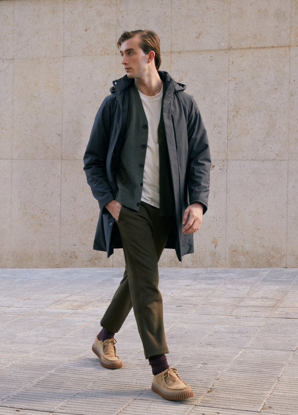 Зеленый демисезонный кардиган Uniqlo