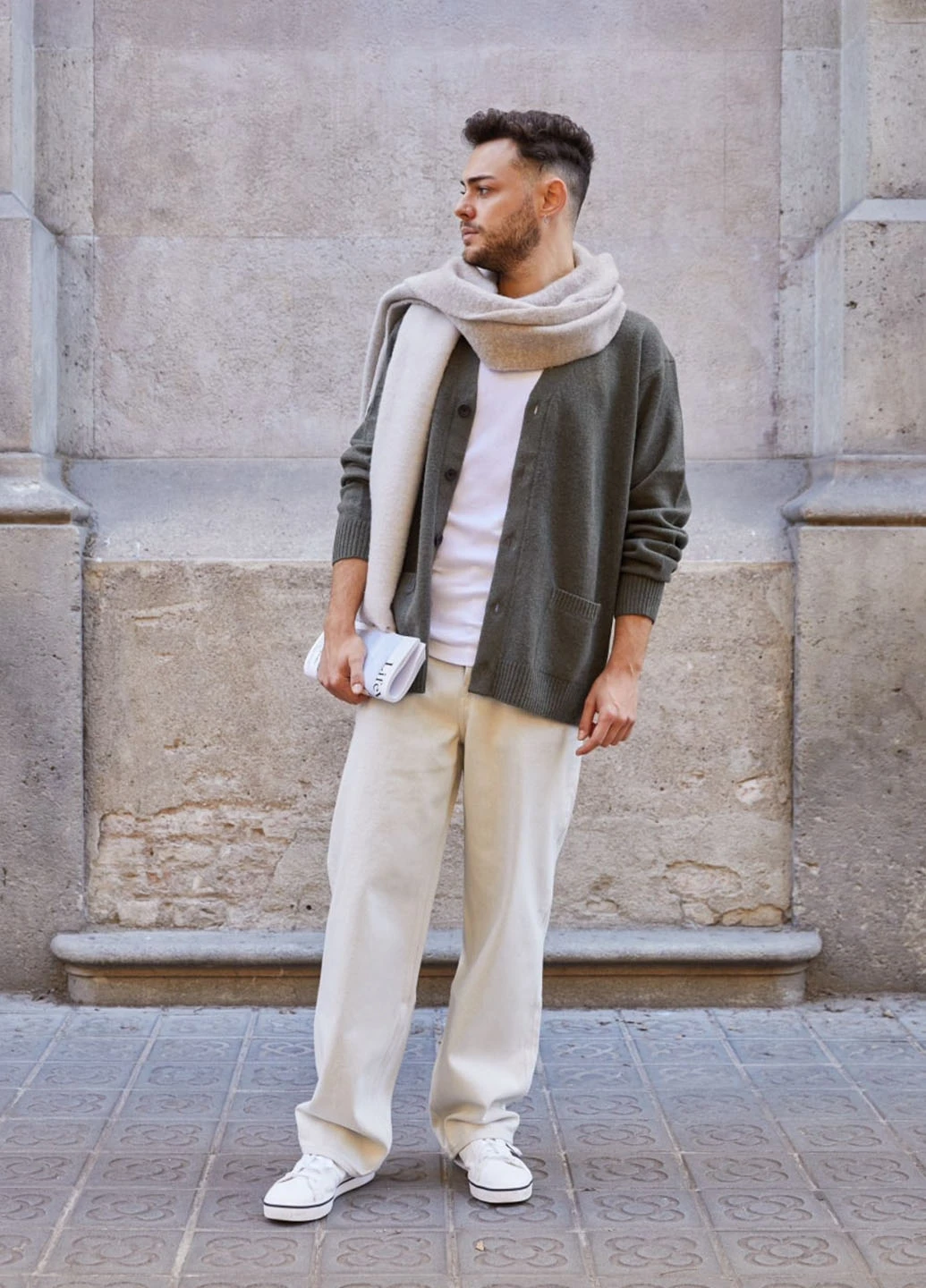 Зеленый демисезонный кардиган Uniqlo