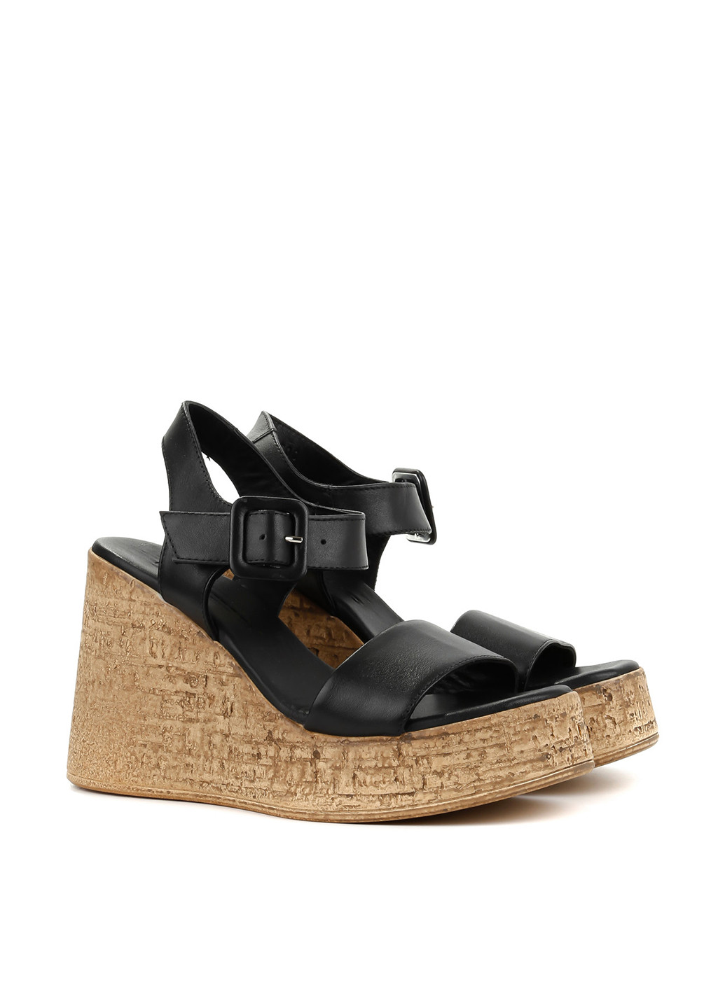 Черные босоножки Le'BERDES с ремешком