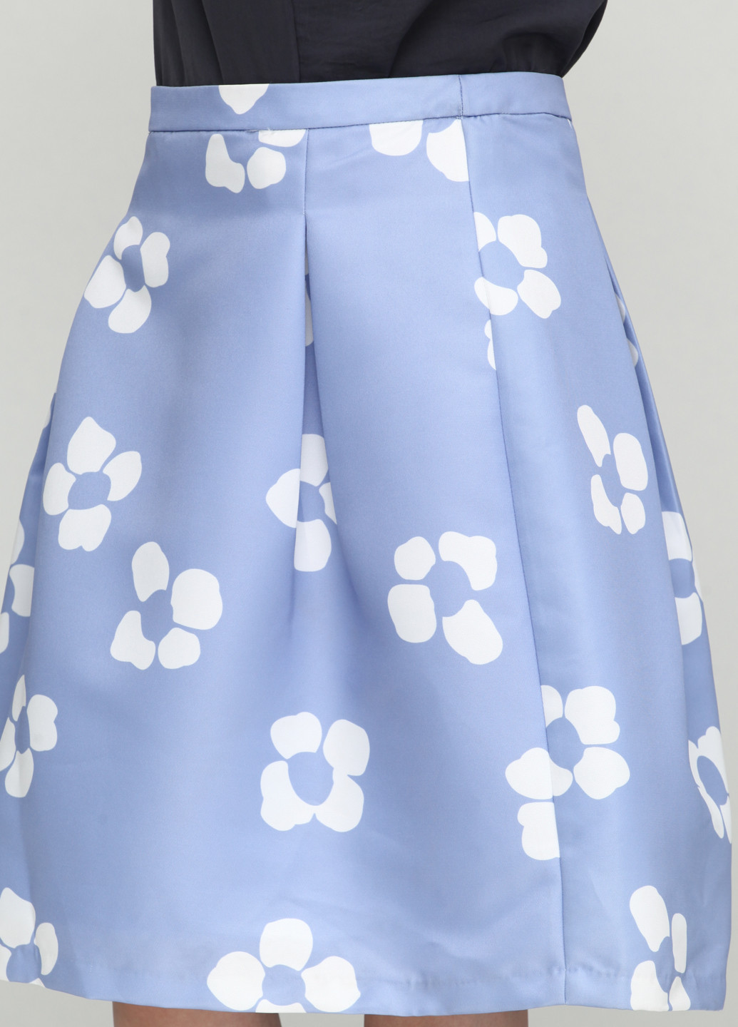 Голубая кэжуал цветочной расцветки юбка Axel