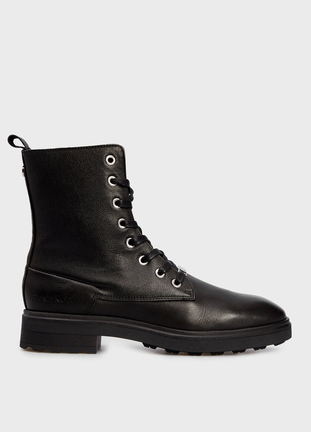 Осенние ботинки берцы Calvin Klein с тиснением