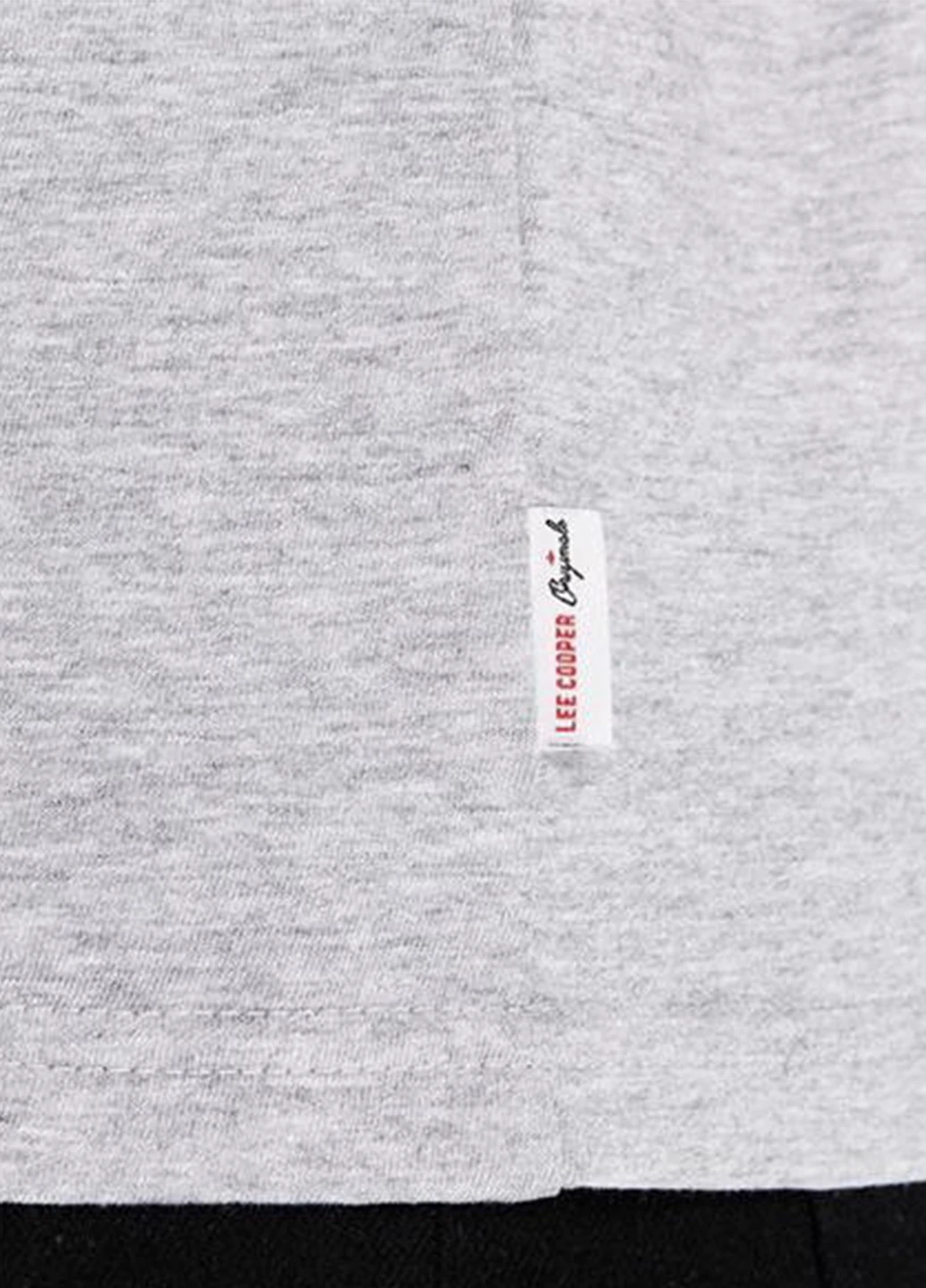 Светло-серая футболка Lee Cooper