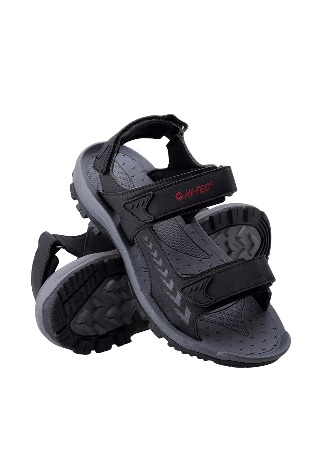 Сандалії Hi-Tec LUBISER-BLACK/DARK GREY/RED (299932446)