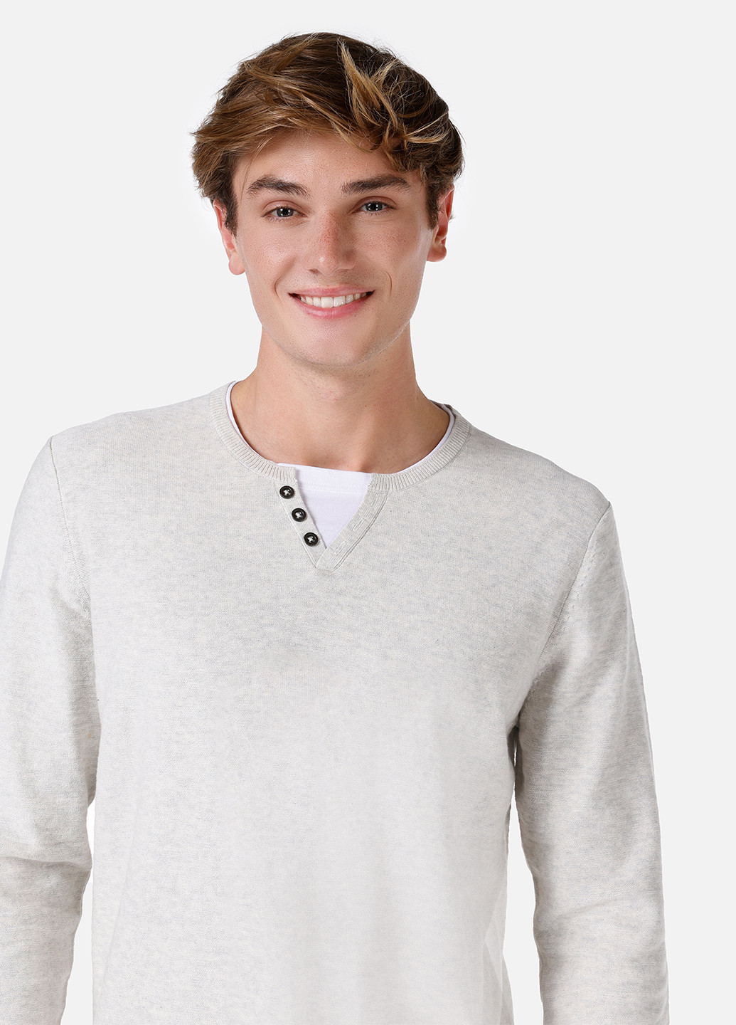 Світло-сірий демісезонний светр Colin's