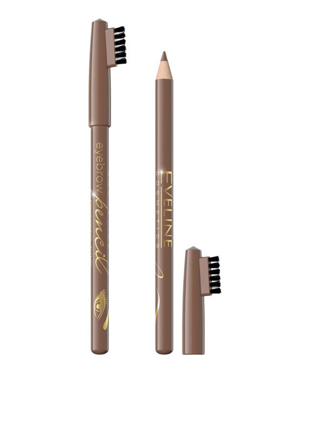 Карандаш для бровей eyebrow pencil светло-коричневый, 4 г Eveline Cosmetics 5901761918601 (256080096)