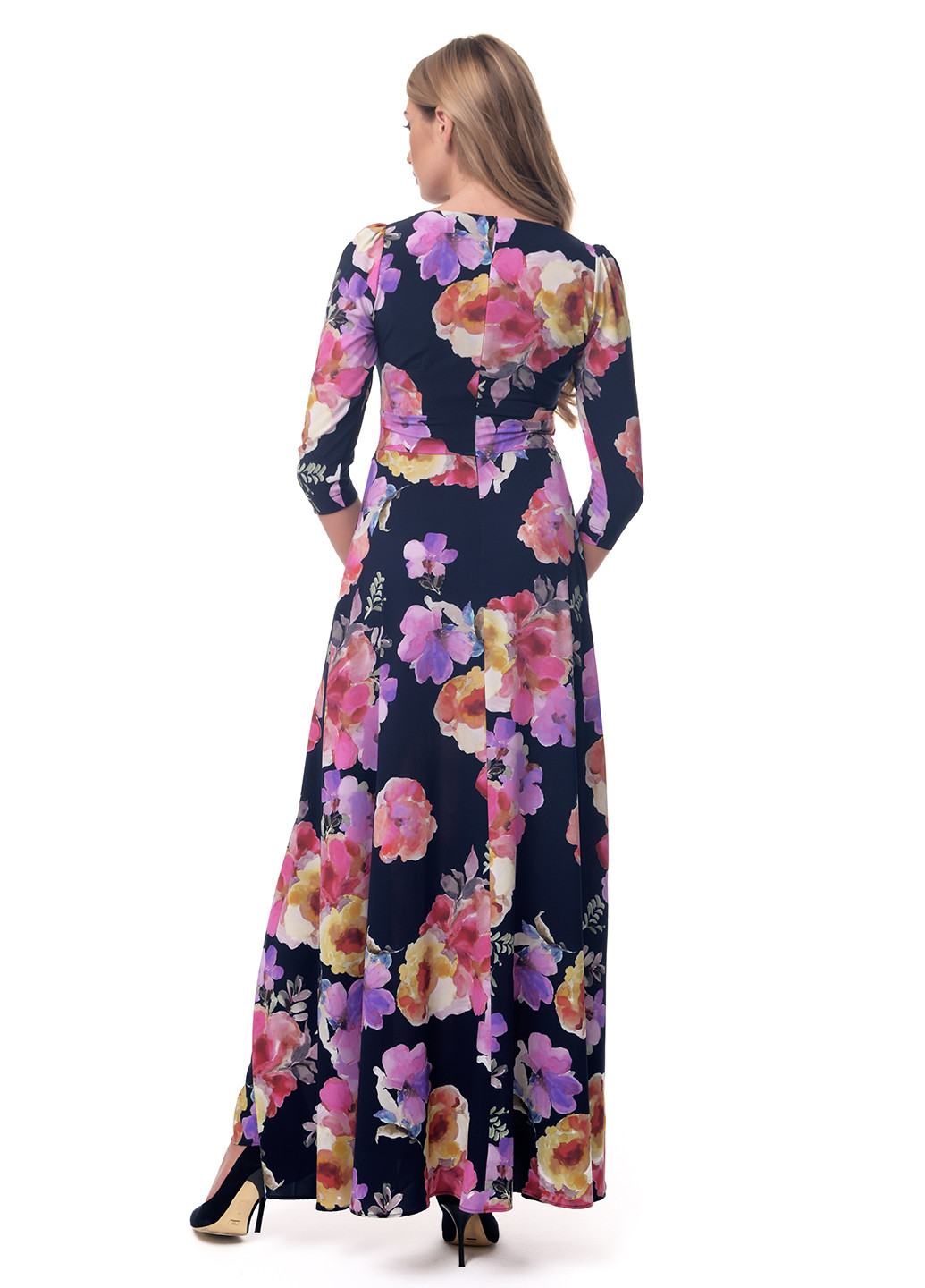 Комбинированное кэжуал платье Arefeva с цветочным принтом