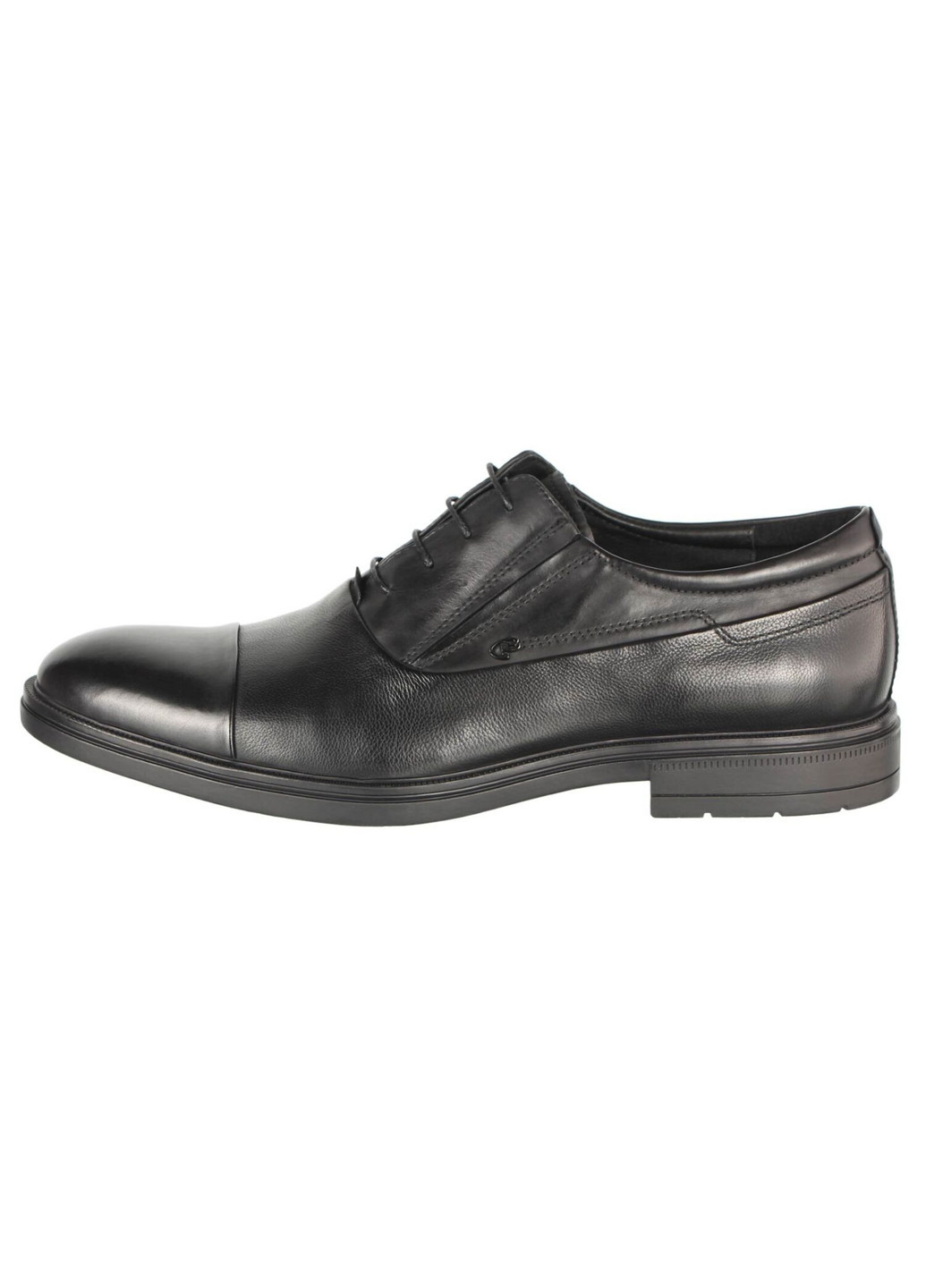 Черные мужские классические туфли 196478 Cosottinni на шнурках