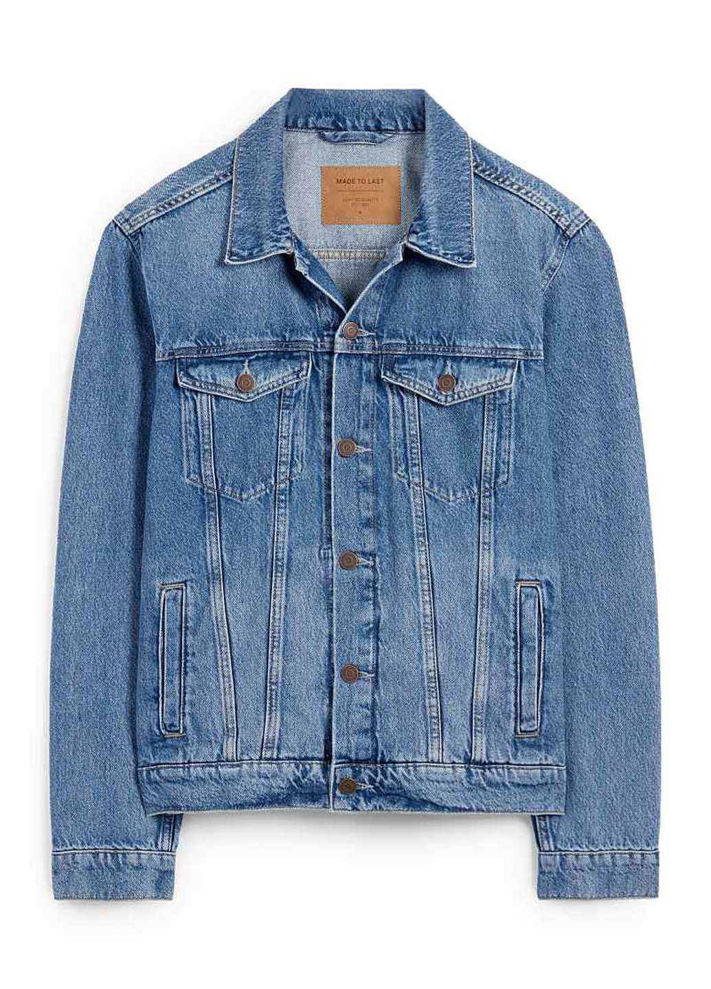 Сіро-синя демісезонна куртка C&A