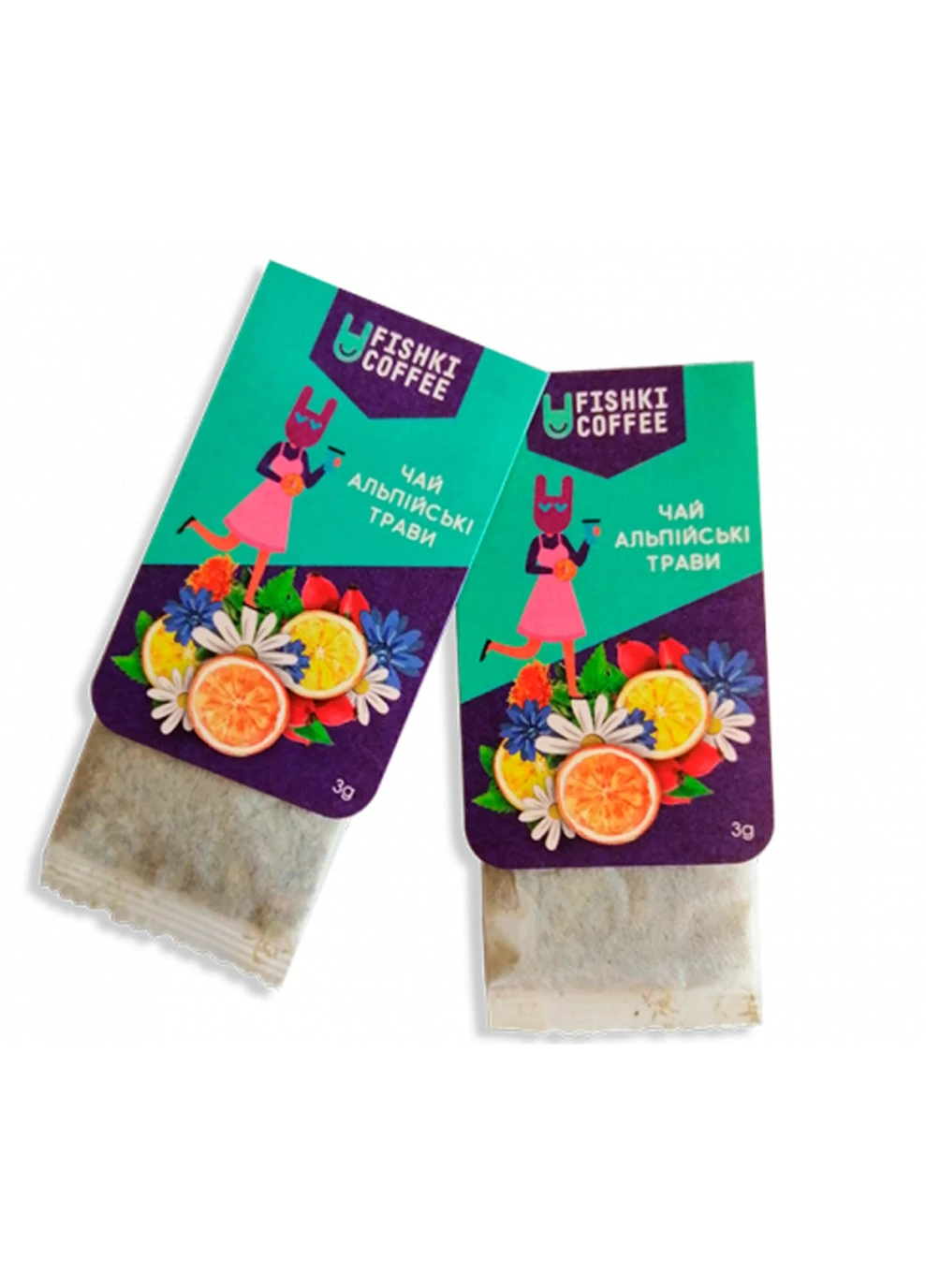 Чай Альпійські трави, 20шт * 3г Fishki Coffee (229474095)