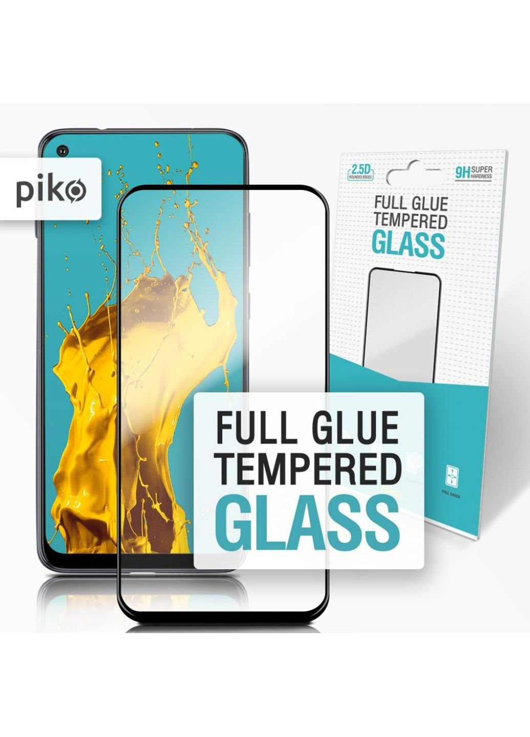 Скло захисне Full Glue Samsung M51 (1283126500886) Piko (249609149)