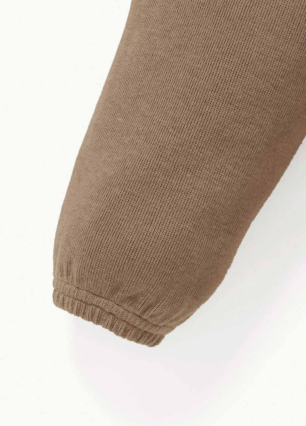 Коричневий демісезонний костюм (світшот, штани) брючний SHEIN