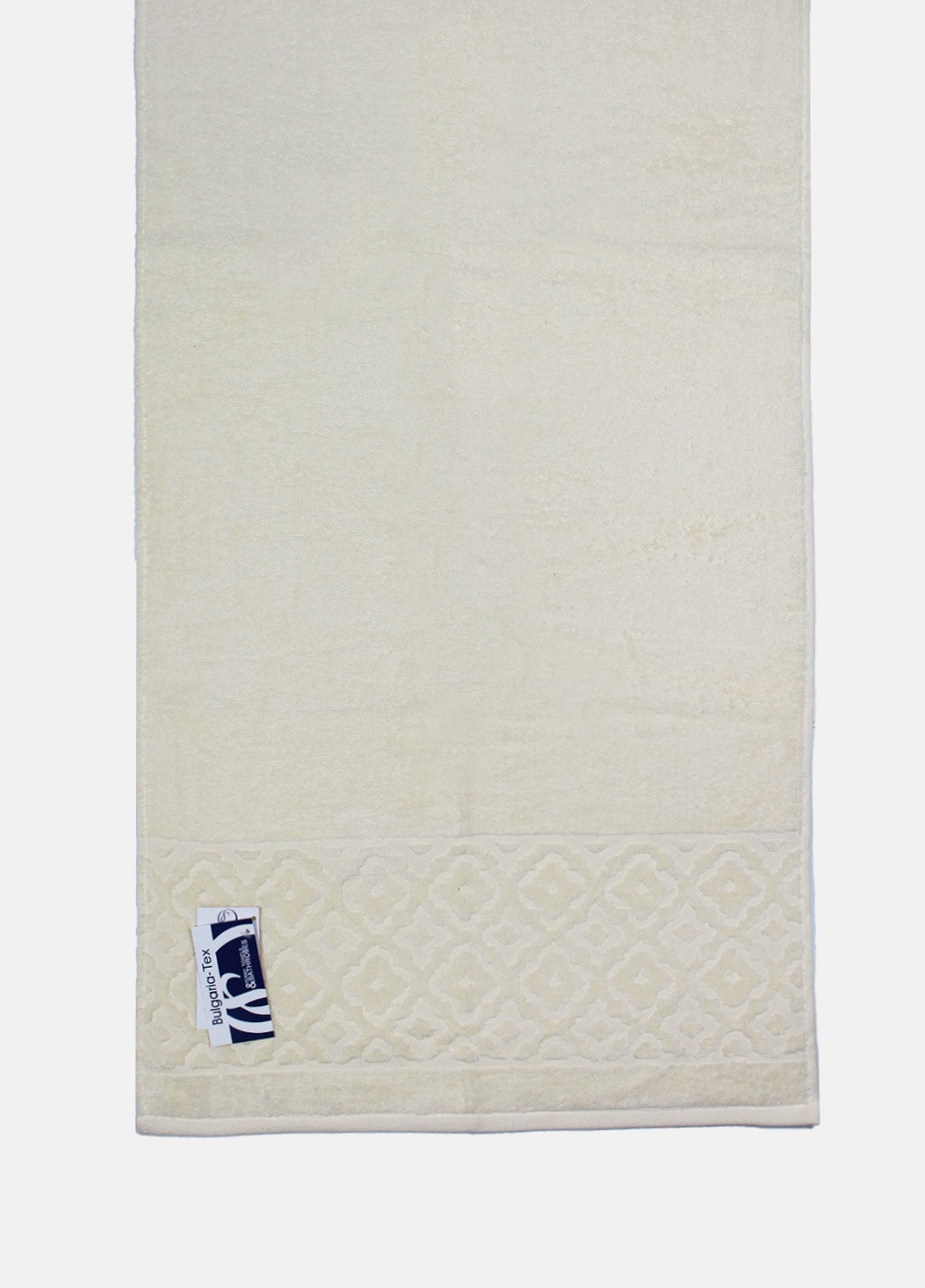 Полотенце махровое Lima, жаккардовое, с бордюром, кремовое, размер 70x140 cm Bulgaria-Tex бежевый