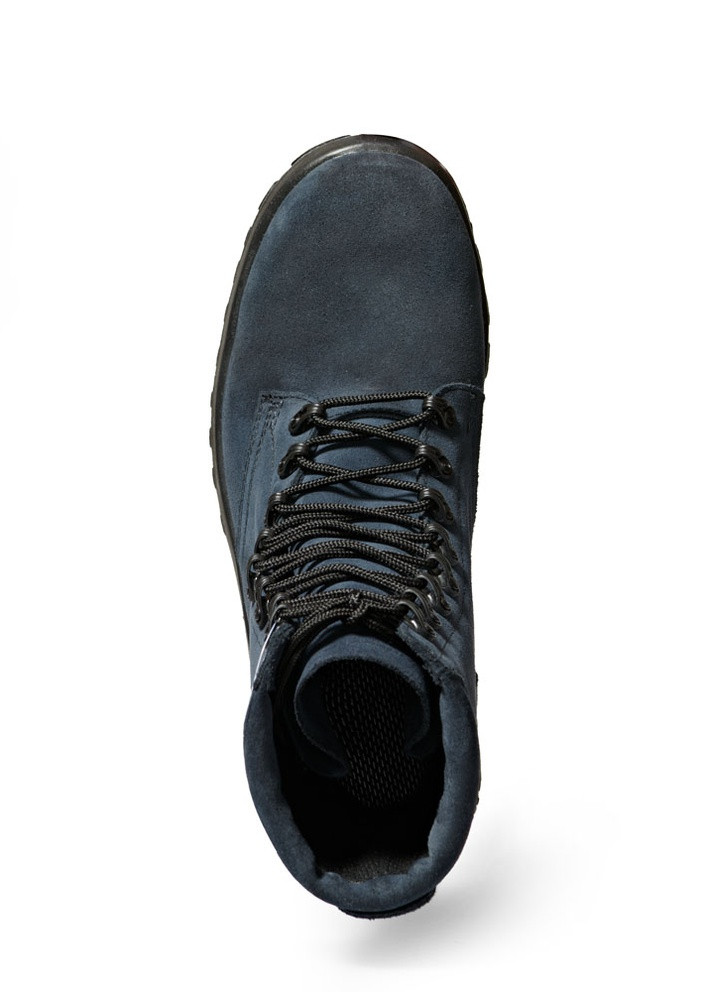 Темно-синие осенние тактические ботинки берцы Protektor