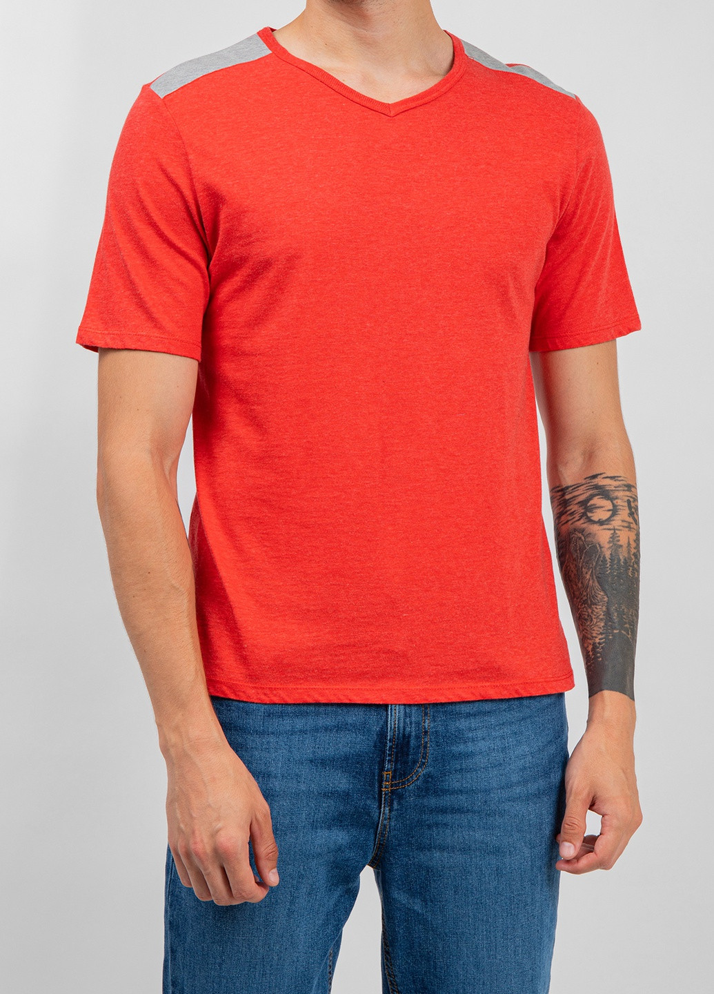 Красная красная футболка с v-вырезом Richmond