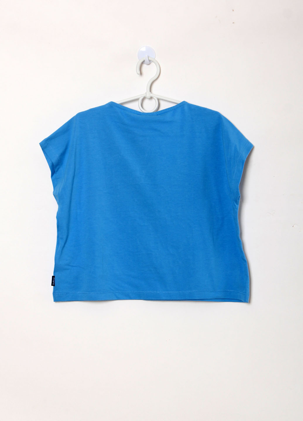 Голубая летняя футболка с коротким рукавом Gulliver