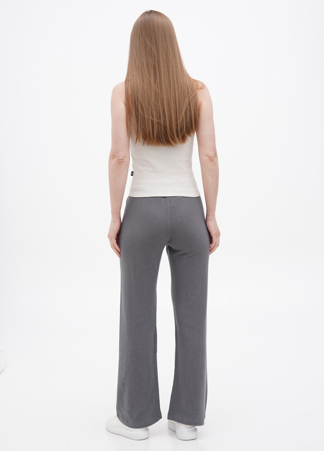 Серые кэжуал демисезонные прямые брюки Progetto