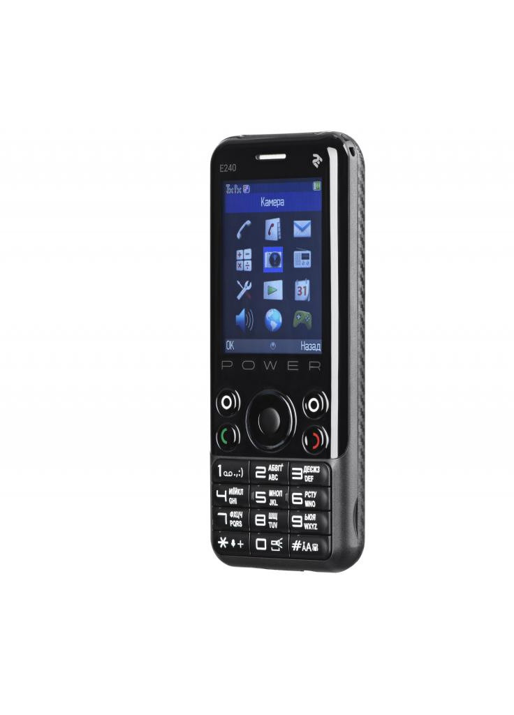Мобільний телефон E240 POWER Black (680576170088) 2E (203977992)