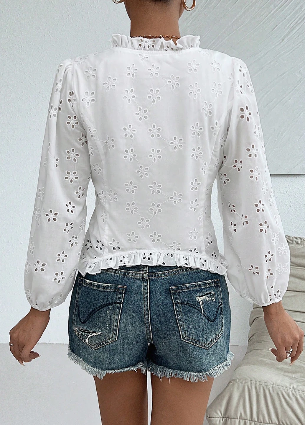 Біла блуза SHEIN