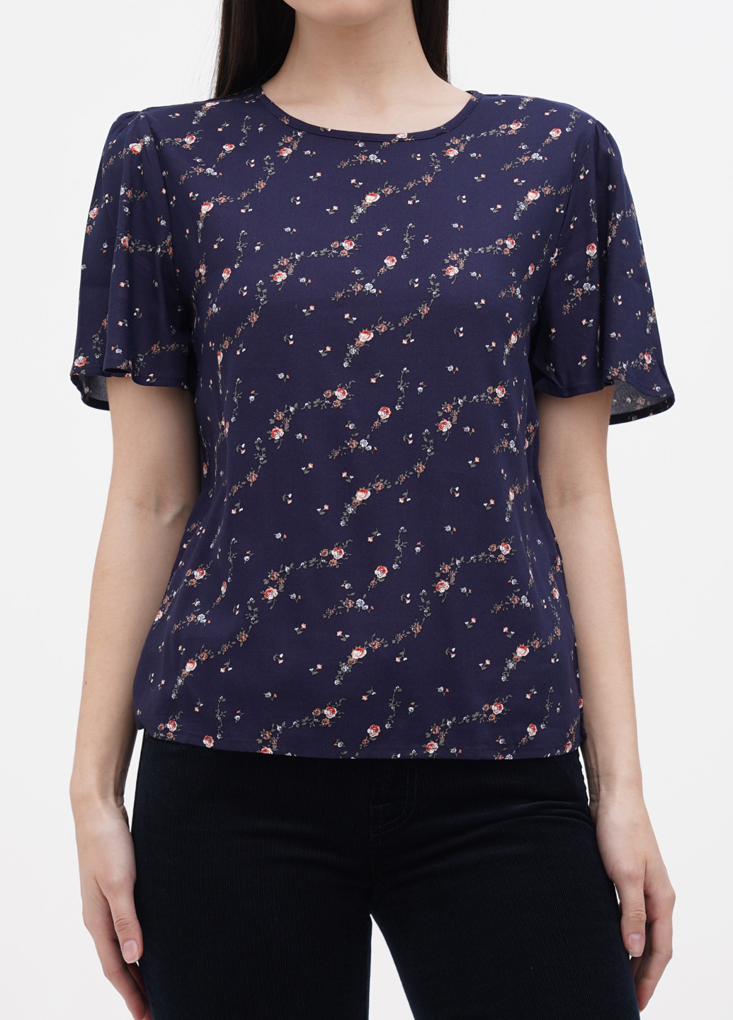 Темно-синя блуза JDY