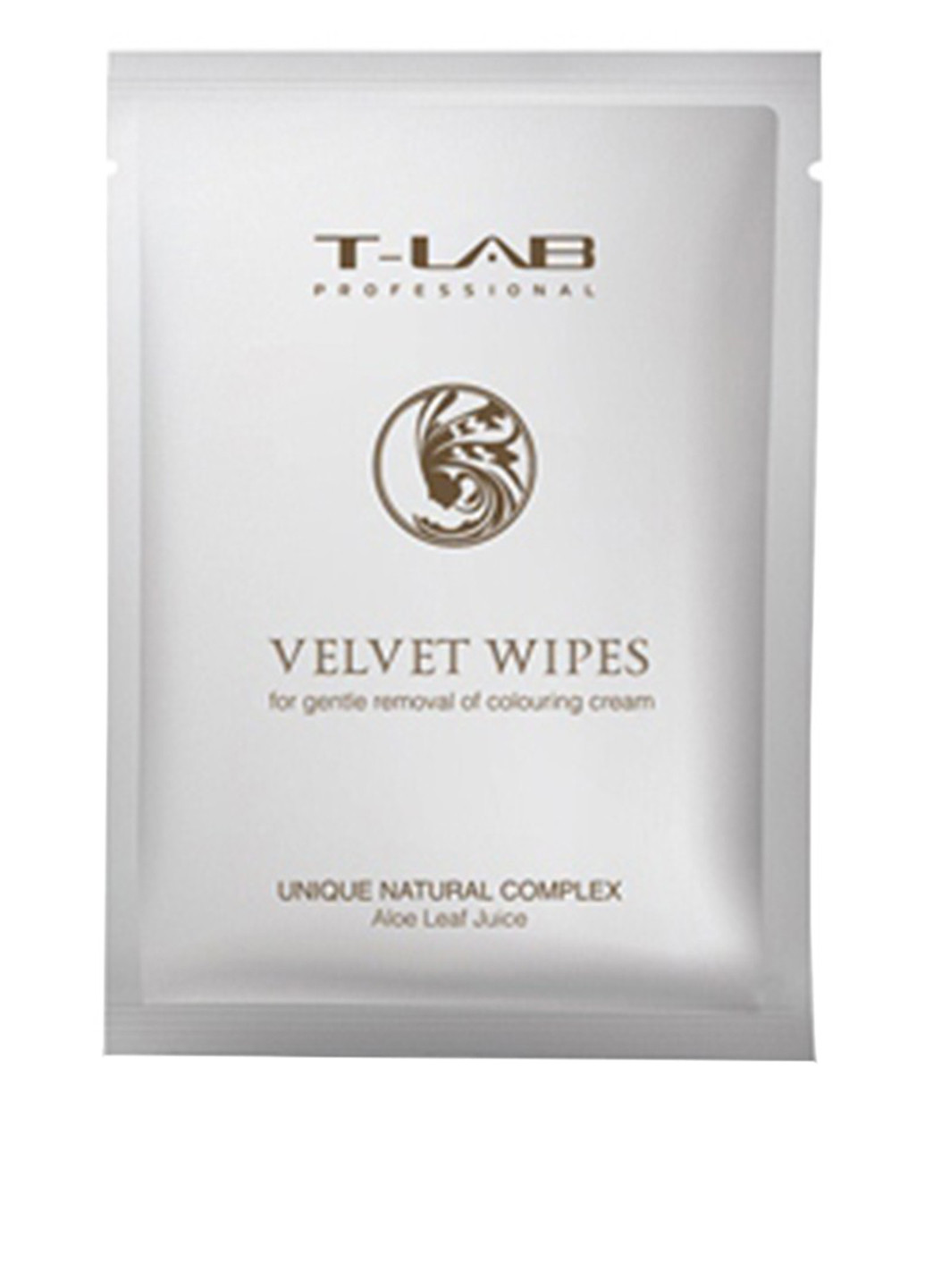 Серветка для очищення шкіри після фарбування Velvet Wipes, 1 шт. T-Lab Professional (75100647)