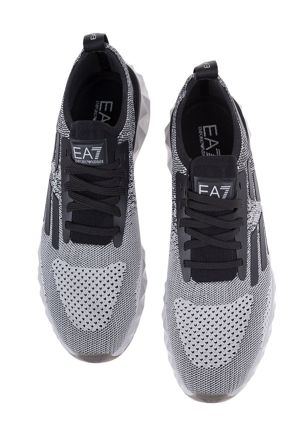 Кроссовки ARMANI EA7 серые зима (202543872)