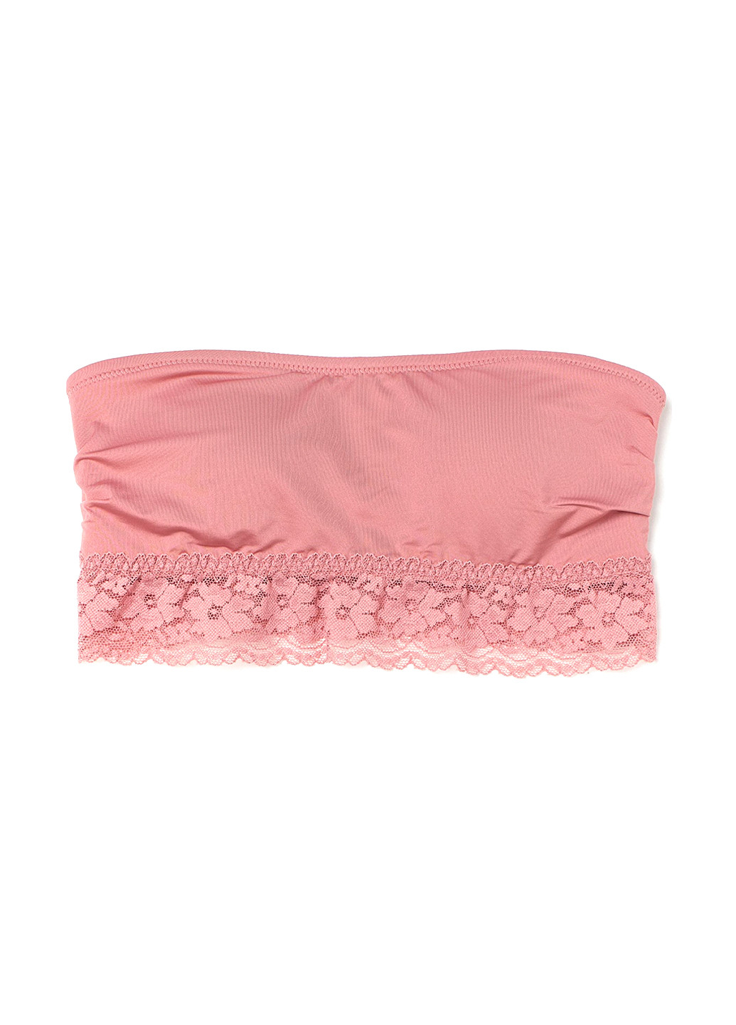 Топ H&M однотонный розовый домашний трикотаж, полиамид