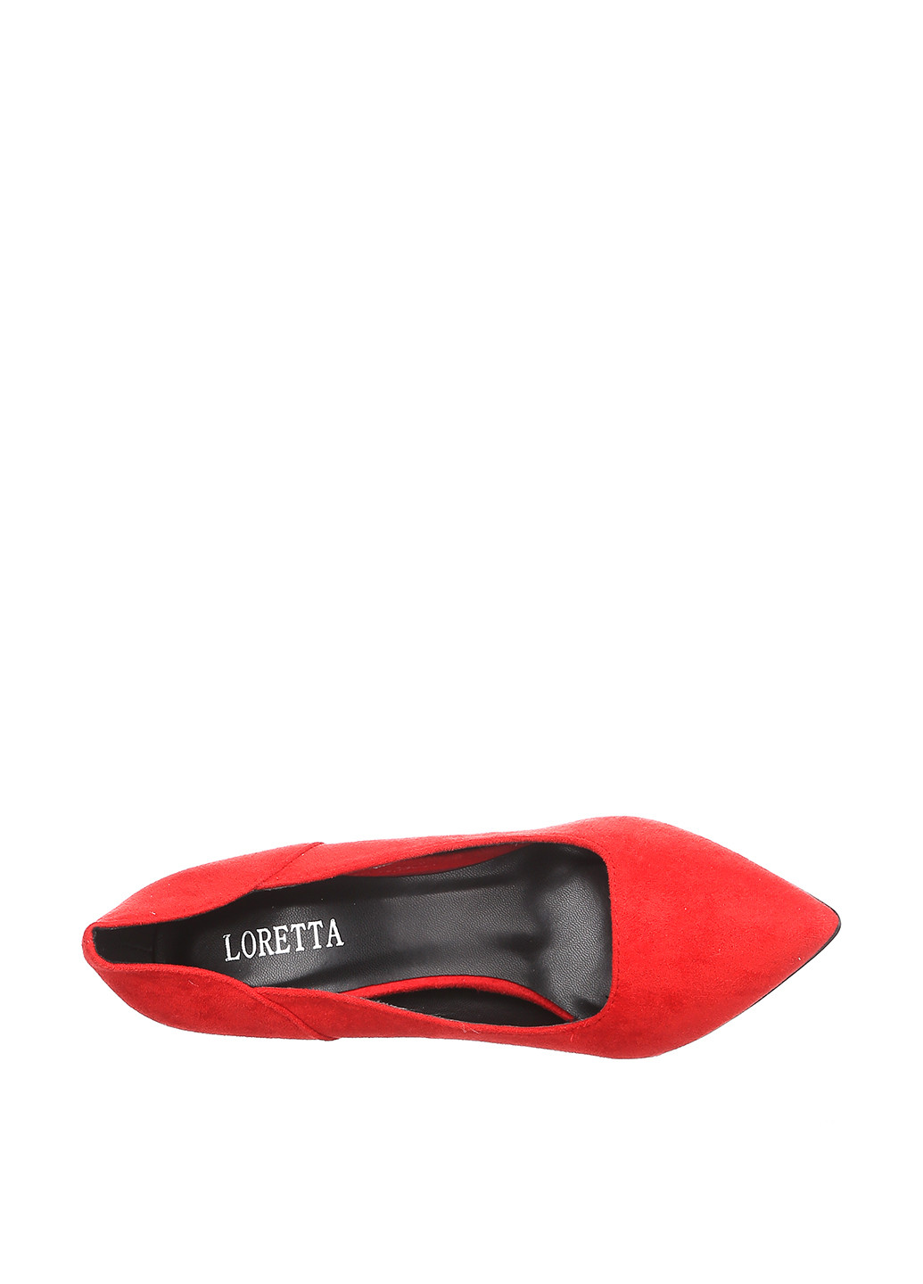 Туфлі Loretta туфлі-човники однотонні червоні кежуали