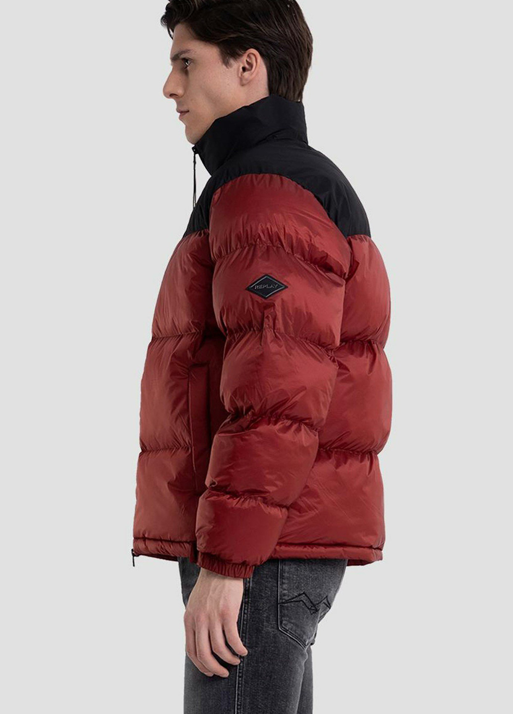Темно-красная зимняя куртка Replay